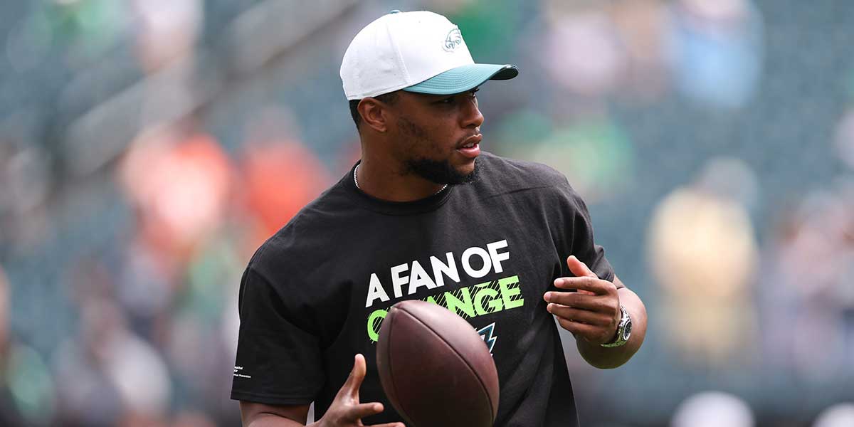 Why it’s ‘easy’ for Eagles star Saquon Barkley to stay positive despite offensive rut