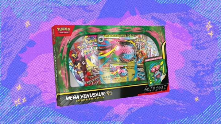 Score the best preorder price for the Pokémon TCG Mega Venusaur ex Premium Collection Box