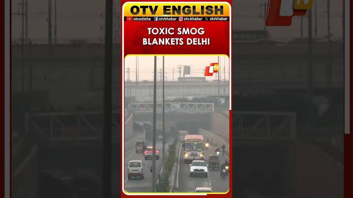 Delhi's Anand Vihar Blanketed By Toxic Smog, AQI 'Poor' Says CPCB