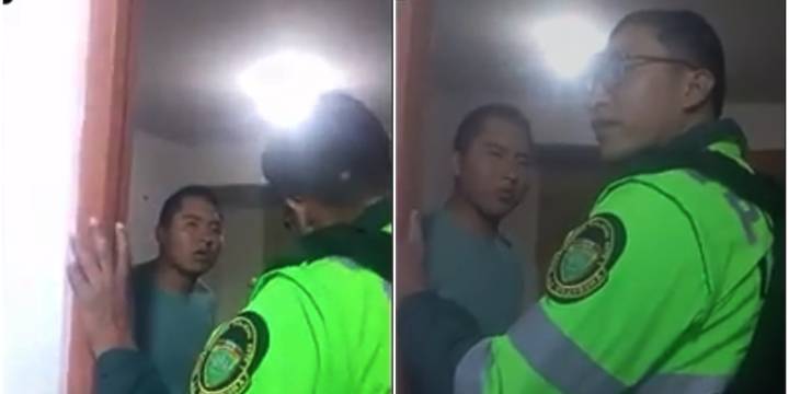 Policía ebrio intentó matar a mototaxista tras negarse a pagar S/3 de pasaje en SJL: fue arrestado por sus colegas