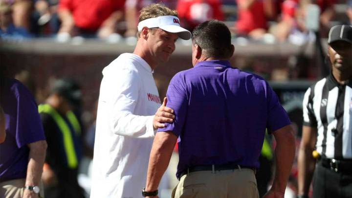 Ed Orgeron spills on LSU football HC Lane Kiffin job offer with mystery program