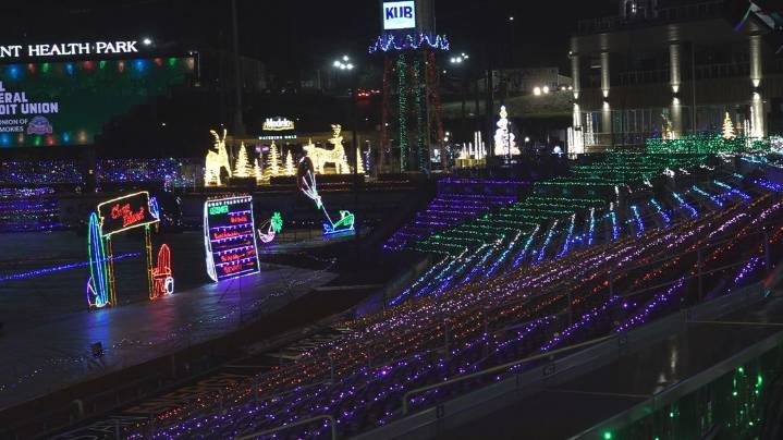 Covenant Health Park kicks off their Winter Wonderland light show