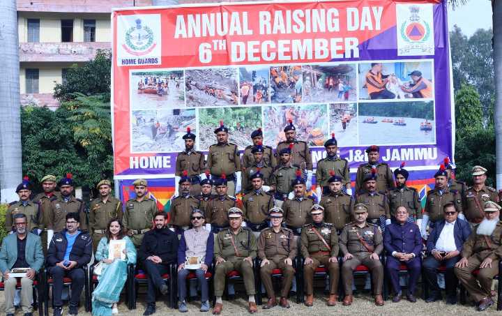 63rd Annual Raising Day of Homeguards, Civil Defence celebrated at Jammu