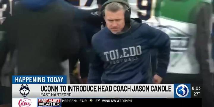 UConn welcomes new football head coach Jason Candle