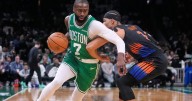 Celtics hold off late Knicks charge to win 123-117 in rematch of East semifinal