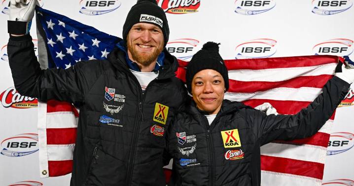 Mystique Ro, Austin Florian take skeleton mixed team silver in Lillehammer