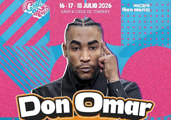 Don Omar actuará en Santa Cruz de Tenerife en su única fecha europea confirmada de 2026