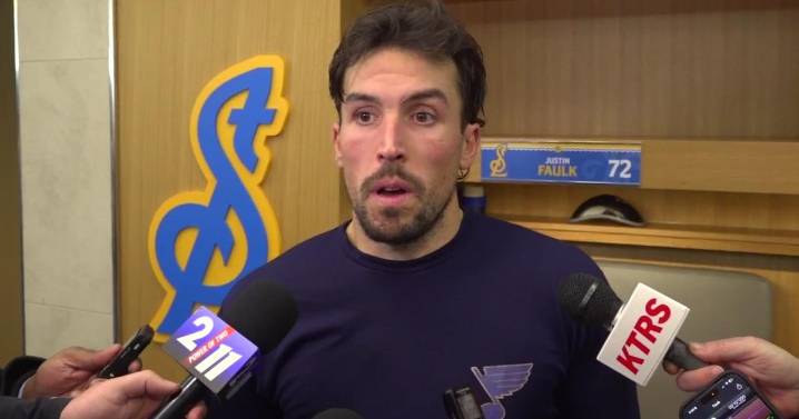 Blues have to 'find a way' amid streak of injuries, Justin Faulk says