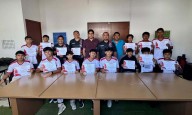 Selección Infantil Varonil de Isla Mujeres recibe reconocimiento por su Campeonato en el Torneo Estatal Socca