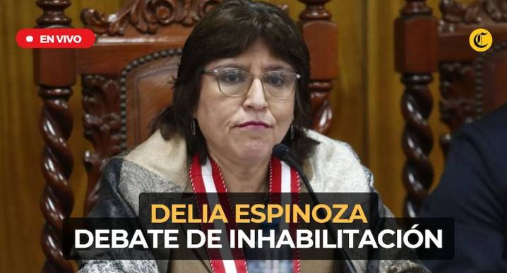 Delia Espinoza EN VIVO | Últimas noticias del debate y votación del informe que la inhabilita por 10 años