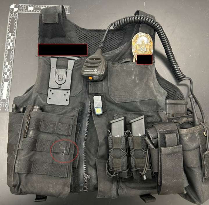 Vest prevents serious injury in Nov. 15 officer-involved parking deck shooting in Traverse City