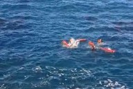 Rescatan a un hombre que cayó en la costa en Bajamar en Ensenada