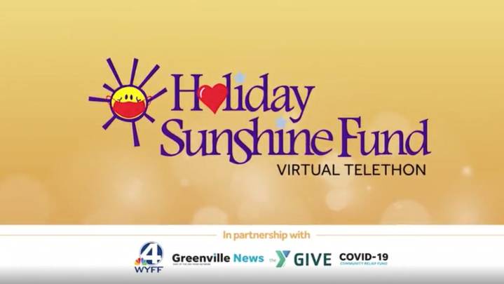 Holiday Sunshine Fund telethon on WYFF, donations support nonprofits