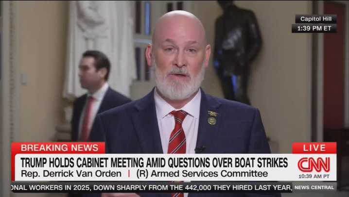 Van Orden Inadvertently Confirms Hegseth's War Crimes