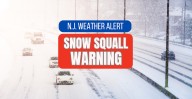 Snow squall warning issued in 2 N.J. counties as fast snow showers sweep across region