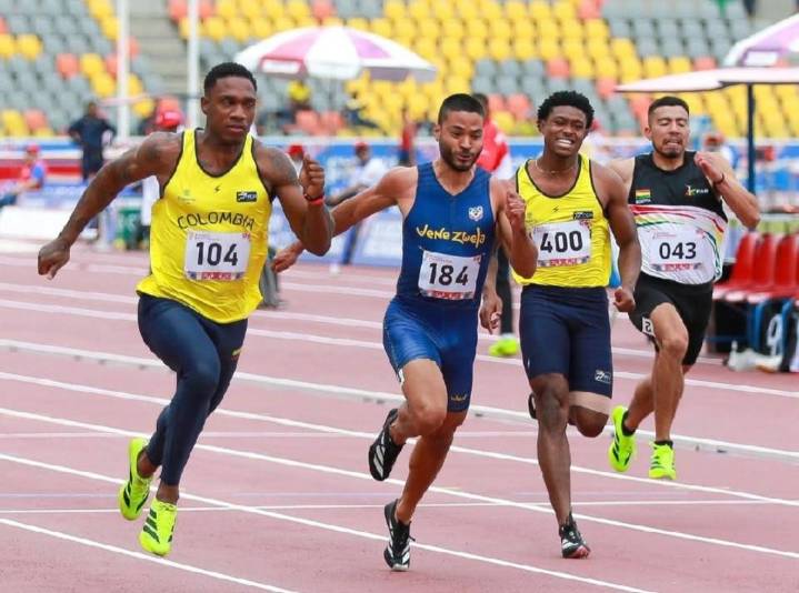 Vivas-Nieves: Venezuela firmó doble podio en los 100 metros planos de los Bolivarianos