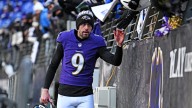 Justin Tucker tried out with the Colts on Tuesday after suspension