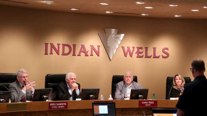 Why is it illegal to drink cement in Indian Wells?