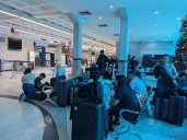 Ocho pasajeros perdieron sus vuelos por retrasos en vías