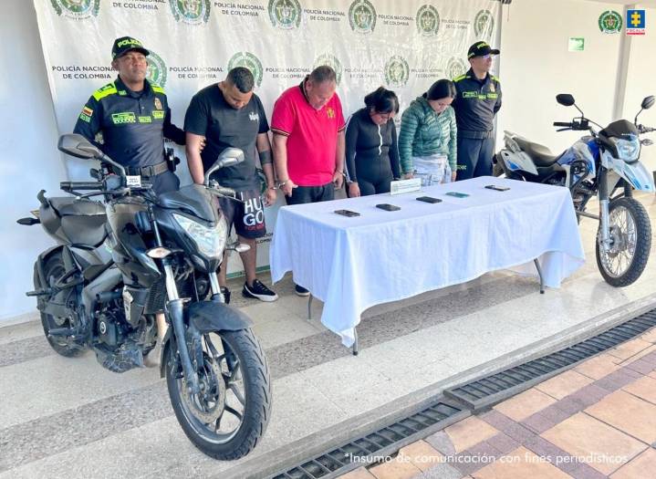 En Neiva, cayeron «Los Sureños» dedicados a hurtos del sistema financiero