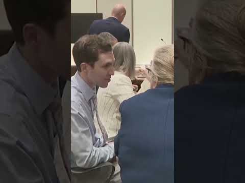 Charlie Kirk’s alleged assassin Tyler Robinson smirking during in