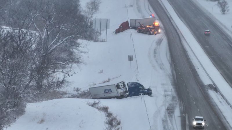 Choques múltiples por tormenta invernal en el oeste de Estados Unidos