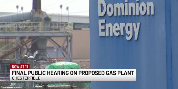 Final public hearing on proposed Chesterfield gas plant