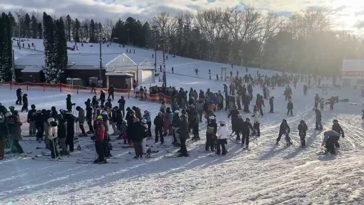 Snowstorm adds excitement to Little Switzerland Ski Hill’s opening weekend in Slinger ⛷️