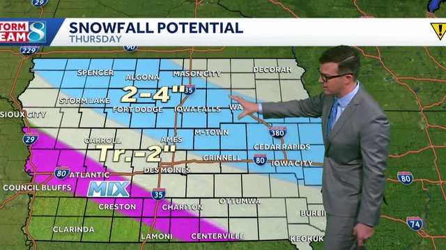 Des Moines weather: Snow and ice chances return with more snow soon
