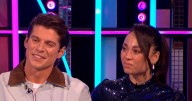 Lewis Cope's sweet 'unseen' moment with Katya Jones as she breaks down live on air