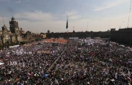 Asistieron más de 600 mil personas al acto de Sheinbaum en el Zócalo