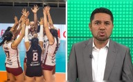 Fernando Egúsquiza lanza despectivo comentario contra jugadoras de Olva Latino en transmisión de Liga Peruana de Vóley: "Son medio h****"
