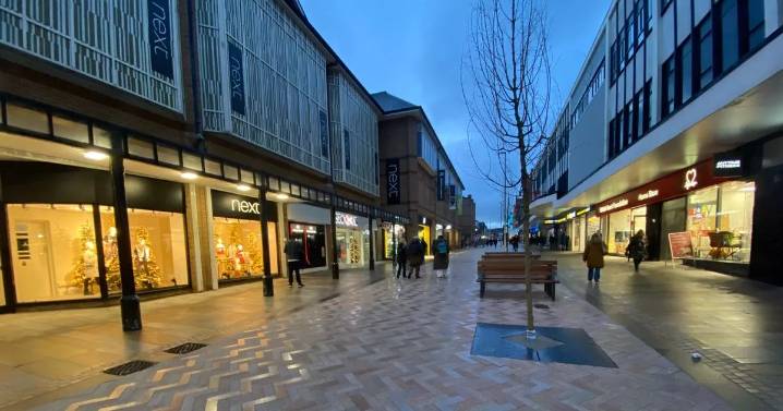 New look as town high street open for the first time in 18 months