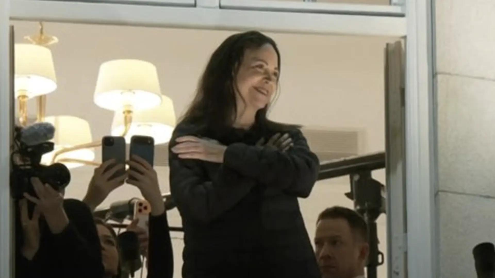 María Corina Machado reaparece en Oslo y saluda a sus seguidores entre gritos de "libertad"