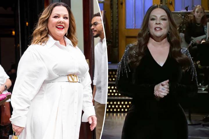 Melissa McCarthy flaunts 95-pound weight loss transformation on 'SNL'