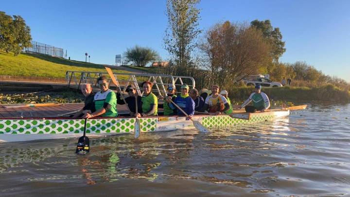 El dragón que surca el Río Guadiana
