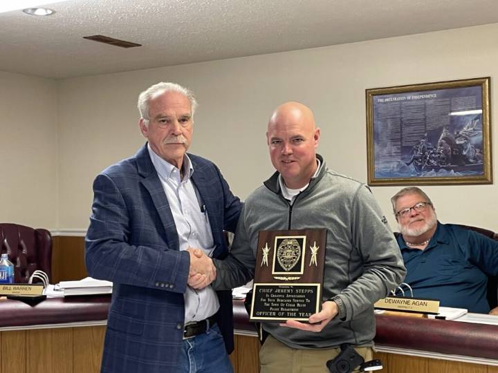 Donation, Awards, and K-9 Tribute Mark Cedar Bluff Meeting