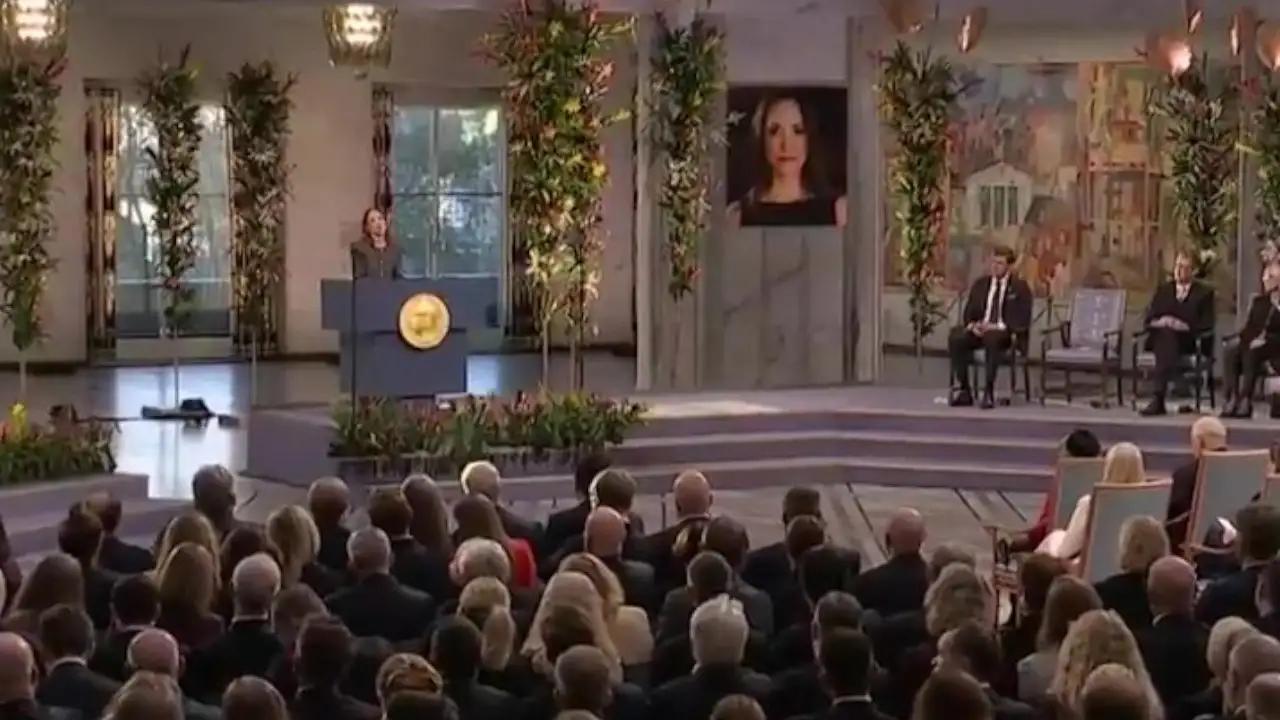 El mundo de pie tras el conmovedor discurso de María Corina Machado leído por su hija en Oslo