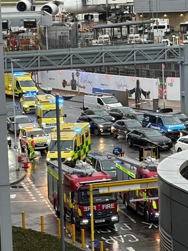 Two men charged over ‘pepper spray attack and robbery’ at Heathrow Airport