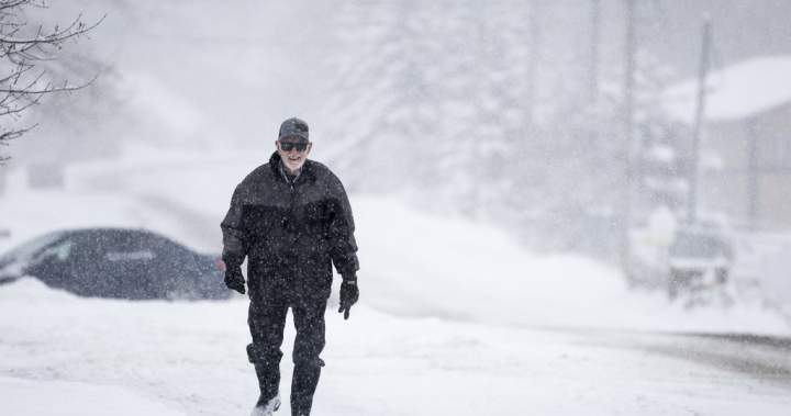 Parts of northern Alberta slated to see upwards of 30 cm of snow by Tuesday