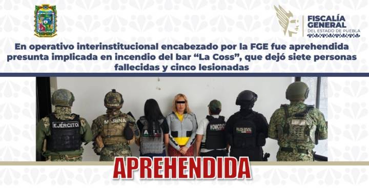 Detienen a Isabel N., exdueña del Bar “Lacoss” y presunta partícipe en el ataque al centro nocturno