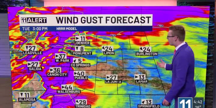 Sunny Monday, breezy for much of the week