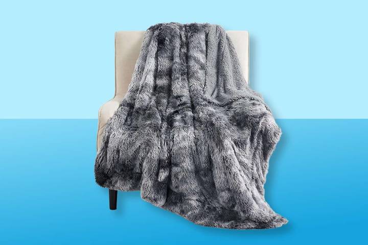 This Popular Faux Fur Throw Blanket Is on Sale for $25 at Amazon