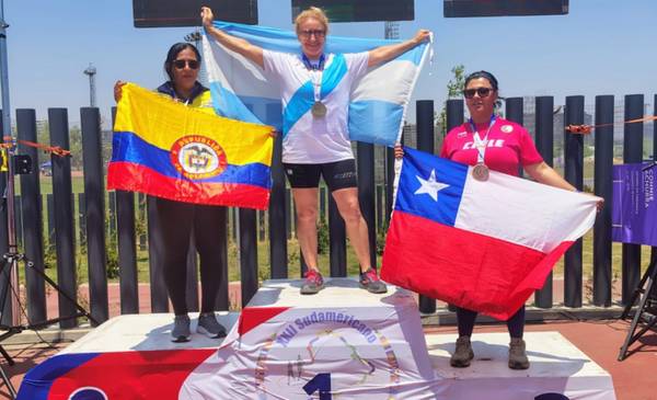 "Cuando pa Chile me voy...": los atletas máster de Bahía Blanca latieron con el corazón contento