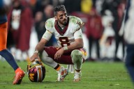 Commanders visit the Giants late in an injury-ravaged lost season for the NFC East rivals