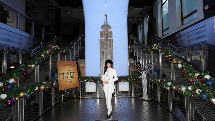 El Empire State Brilló con los Colores de México Con la Visita de Fátima Bosch