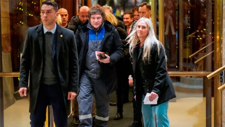 Javier Milei llegó a Noruega para la entrega del Nobel de la Paz a María Corina Machado