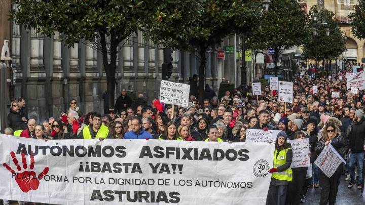 La Plataforma por la Dignidad de los Autónomos se extiende a Asturias: "No pararemos hasta que escuchen nuestra voz"