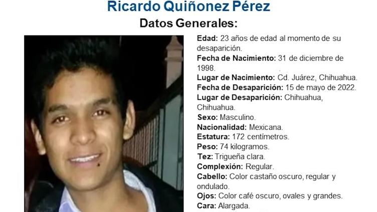 Ofrecen $200 mil para localizar a juarense desaparecido en Chihuahua