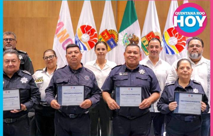 Reconoce Ana Paty labor de policías con hasta 30 años de antigüedad